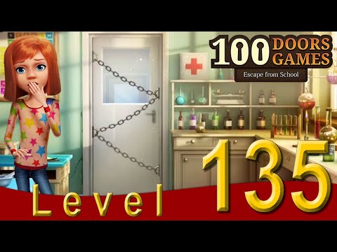 JOGO ESCAPE FROM SCHOOL - 100 DOORS GAMES | 100 PORTAS LEVEL 135 PASSO A PASSO | LVL 135 WALKTHROUGH