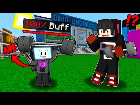 Clyde Charge - TV MAN Got 100% BUFF in Minecraft! OMOCITY | Part 2 | (Tagalog)