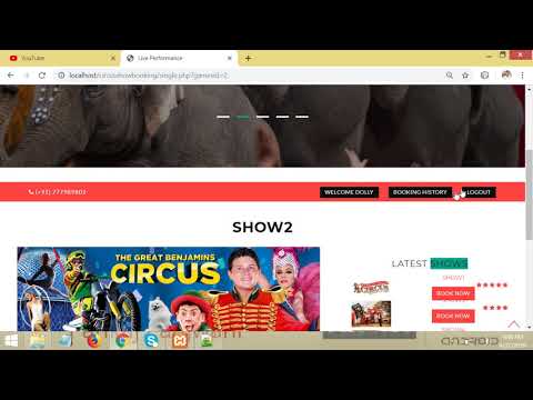 Circus Show Ticket Booking Project | PHP MYSQL | By Pankaj Panjwani