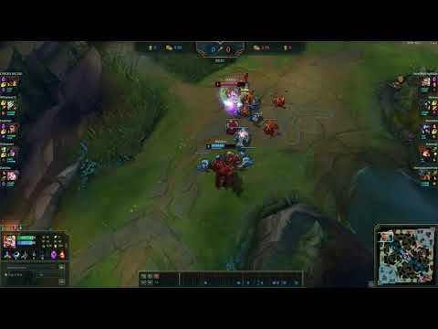 Qiyana gets lvl 3 vs Malphite (top lane)