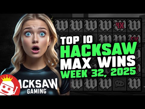 🔥 TOP 10 HACKSAW GAMING MAX WINS OF WEEK 32 / 2025 | REAL PLAYER WINS!