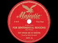 1947 HITS ARCHIVE: (I Love You) For Sentimental Reasons - Eddy Howard