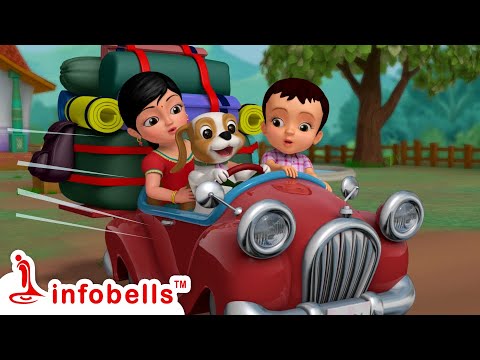 കുട്ടികളുടെ പിക്നിക് സാഹസികത - Kids Camping Adventures | Malayalam Kids Cartoon Videos | Infobells
