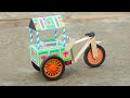How To Make Matchbox Ice Cream Rickshaw Cart Diy Matchbox Ice Cream Cycle Rickshaw Trolley Model