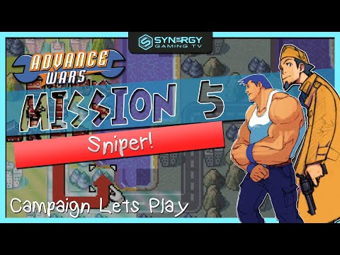 Mission 5: Sniper! - Lets Play Advance Wars, Campaign - Gameplay