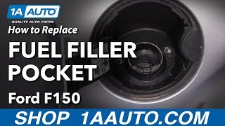 How to Replace Fuel Filler Pocket 09-14 Ford F-150