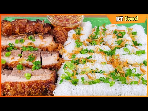 BÁNH HỎI CẤP TỐC chỉ trong 2 phút - Cách Luộc Bánh Hỏi Khô ngon như bánh hỏi tươi -KT Food
