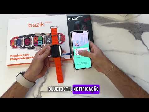 Como configurar Smartwatch Ultra 49mm + 7 Pulseiras - W69 Pro Max