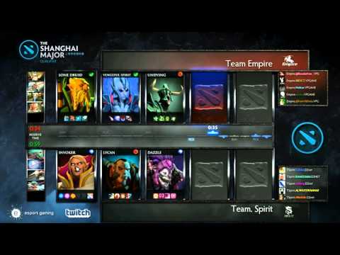 Empire vs Team Spirit - Game 2 - Shanghai Major Qualifier