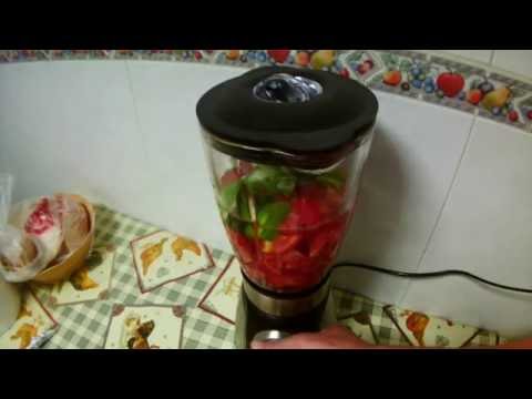 Gazpacho de melón light con muy pocas calorías