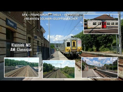 NMBS SNCB/Klassiek MS AM Classique/SPA-FRANCHIMONT-THEUX-PEPINSTER+ REARVIEW 624 DOLHAIN/AACHEN