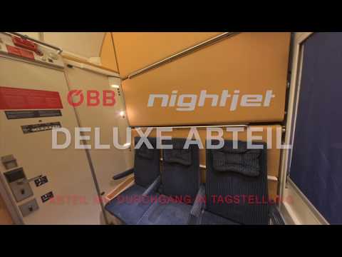 ÖBB Nightjet - DeLuxe Abteil in Tagstellung