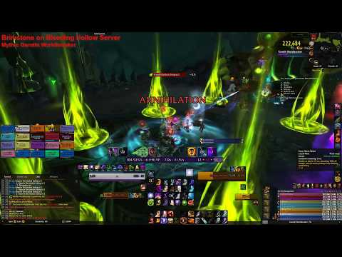 First Mythic Garothi Worldbreaker Kill - Shadow Priest Perspective
