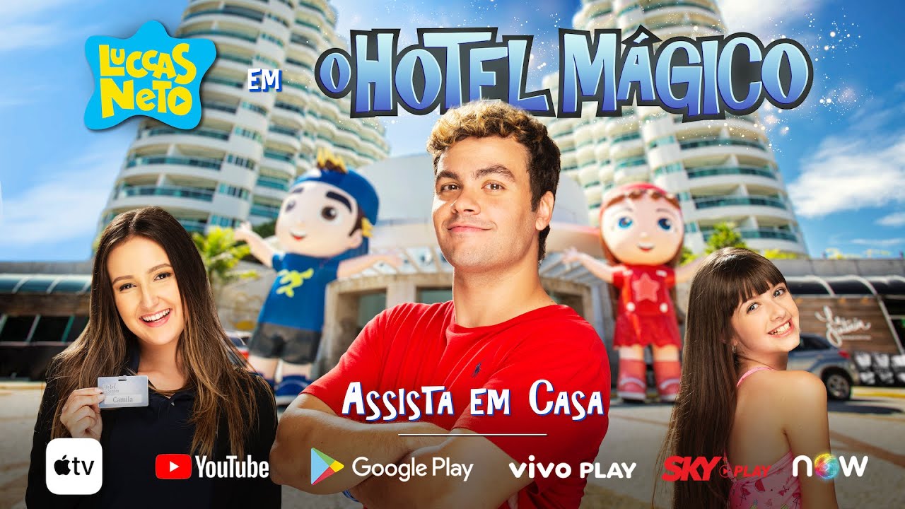 Trailer oficial de Luccas Neto em - O Hotel Mágico