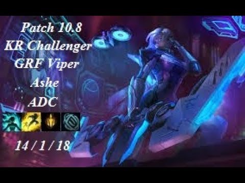 GRF Viper - Ashe vs Vayne - KR Challenger 833 LP - Patch 10.8