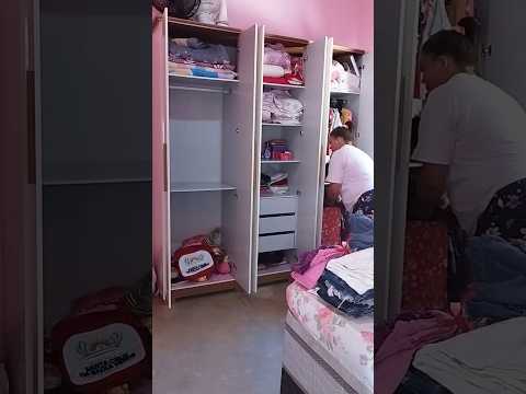 LIMPEZA GERAL NO QUARTO DA MINHA FILHA #limpando #clean #organizando #limpeza #satisfatorio