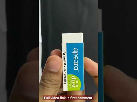 Eraser burning experiment