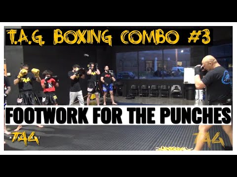 T.A.G. Boxing Combo #3: Footwork Progression for the Punches with Chris Aboy