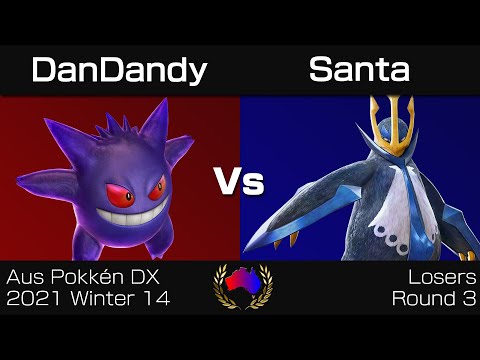 Aus Pokkén DX 2021 Winter 15 - Losers Round 3: IceBurgy (Gengar) vs. Santa (Empoleon)