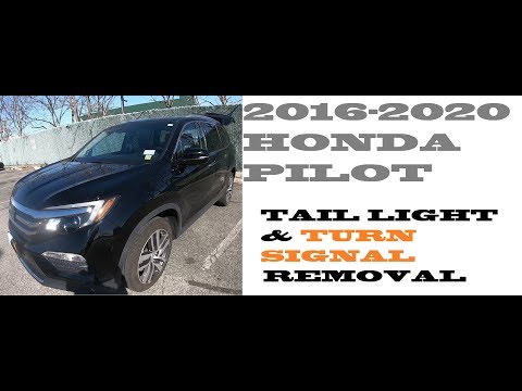 How to remove Tail light in Honda Pilot 2016-2020
