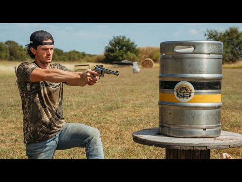 Can a full keg of beer stop a bullet?
