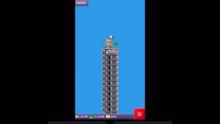 Tallest tower in Tiny Tower (1702 Floors!) World Record!!! Enhanced.