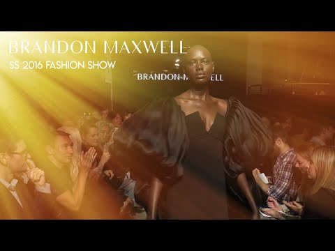 Spring Summer 2016 Runway Show | Brandon Maxwell