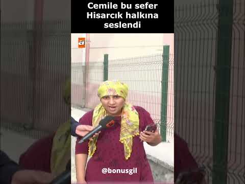 Cemile bu sefer Hisarcık halkına seslendi #shorts