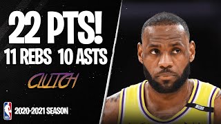 LeBron James 22 Pts, 11 Rebs, 10 Asts vs Golden State Warriors - Clutch! Full Highlights 19/05/2021
