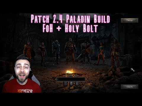 Is Holy Bolt viable now? FoH + HB Paladin | Patch 2.4 Diablo 2 Resurrected Theory-Craft Build | D2R