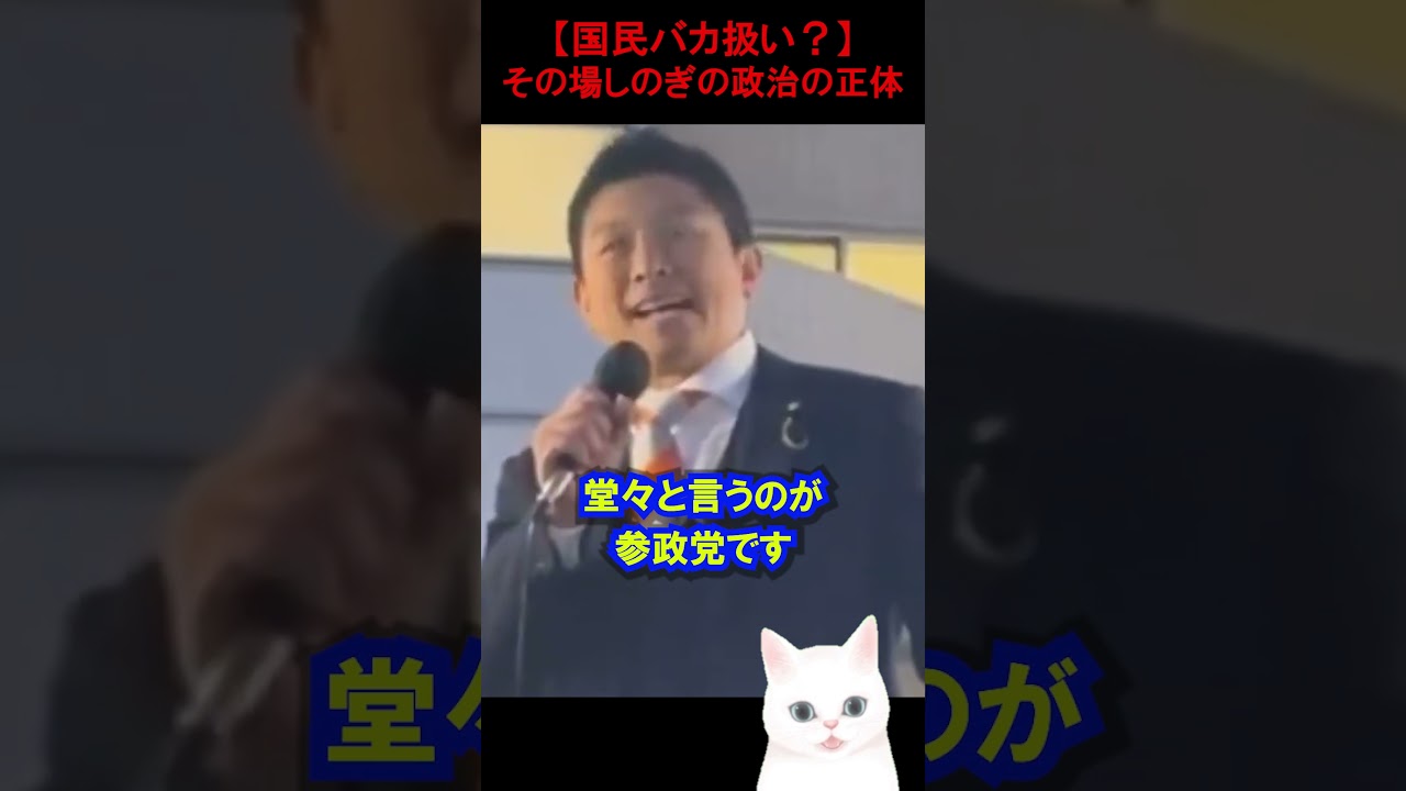 【全部ウソ？】政治が国民をナメてる理由