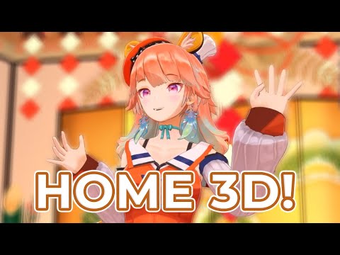 Kiara shows her Home 3D | HoloEN 【 Takanashi Kiara 】