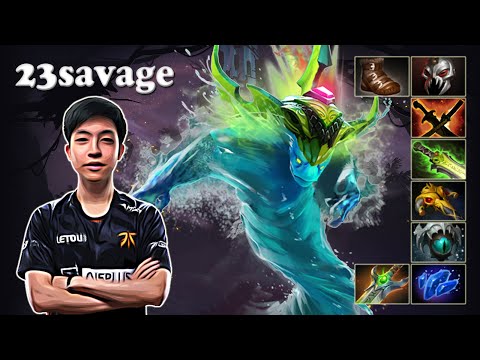 23savage - Morphling Safelane with Nisha Leshrac vs iLTW Luna | Dota 2 7.29d Gameplay