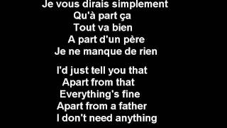 Si Seulement Je Pouvais Lui Manquer - Calogero - French (subs francais -anglais-French-English)