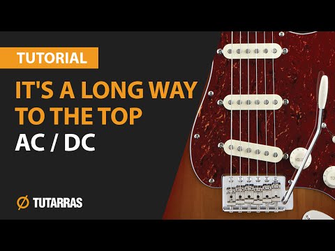 ITS A LONG WAY TO THE TOP - AC/DC How to play - Electric GUITAR LESSON