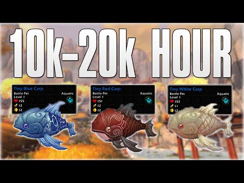 WoW Gold Farming 10k - 20k a HOUR! 7.0.3 Tiny Carp Gold Farming Tutorial (World of Warcraft)