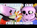 SFM Cuphead Vs Sans FULL ANIMATION Flashing Lights Warning
