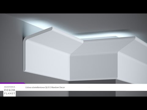 LISTWA OŚWIETLENIOWA PRZYSUFITOWA QL012 PAPER MARDOM DECOR