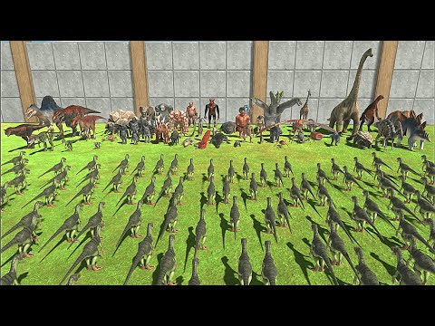 FACTION vs DEINONYCHUS With Same Price - Animal Revolt Battle Simulator
