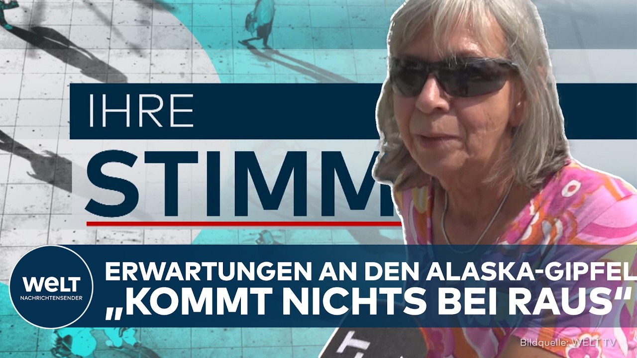 DAS DENKT DEUTSCHLAND: „Keine falschen Kompromisse“ – Erwartungen an den Alaska-Gipfel