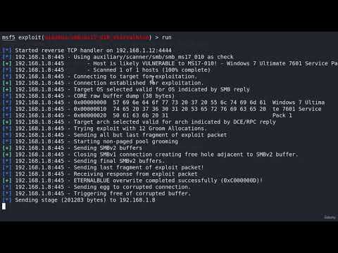 Eternal Blue Attack   Windows 7 Exploitation🕵🏼 Exploitation & Gaining Access 6.13