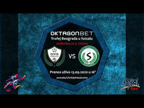 Oktagonbet trofej Beograda u futsalu * Kmf Divis nekretnine - Kmf Student utakmica za 3. mesto