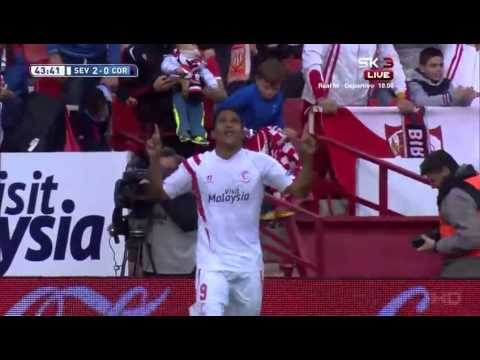 Carlos Bacca Goal Sevilla 2 - 0  Cordoba 2/14/2015