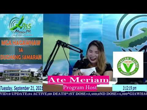 Mga Hagawhaw sa Dughang Samaran September 21, 2021 Episode3:00 P.M. – 5:00 P.M.Hosted By: Ate Meriam