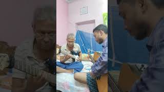 Download lagu O Mor Moyna Go  guitar cover by | বাবা ও ছেলে | #shorts mp3