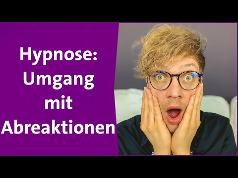 Hypnose lernen: Umgang mit Abreaktionen Hypnoseausbildung Tutorial mit Hypno School
