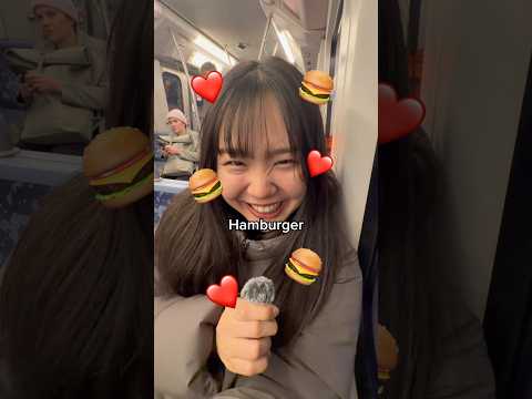Hamburger aus HAMBURG?🤔 #german #japanese #learngerman #studyabroad #tsuki