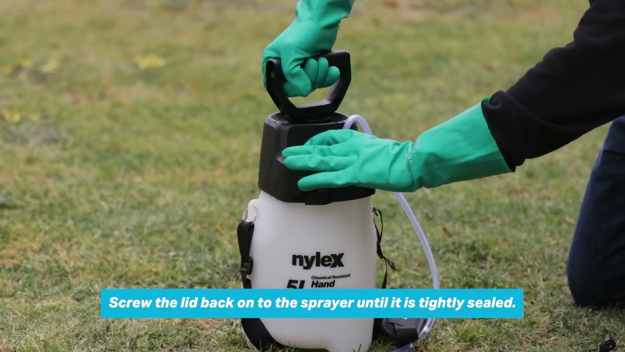 Nylex 5L and 8L Hand Sprayers - User Guide