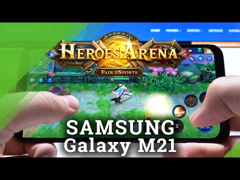 Heroes Arena Gameplay on SAMSUNG Galaxy M21 – Gaming Abilities