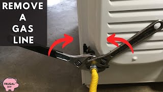 Remove Gas Line from Dryer & Gas Appliance